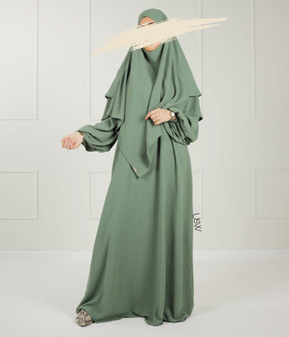 A-Linie Jazz Abaya olive light