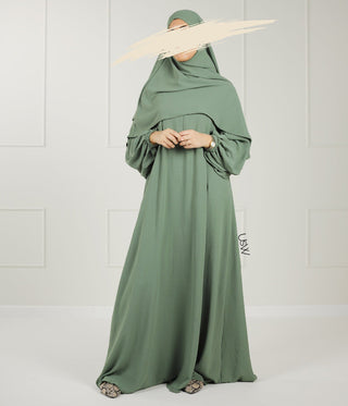 A-Linie Jazz Abaya olive light