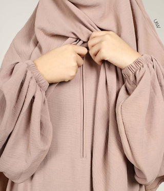 A-Linie Jazz Abaya smokey sand